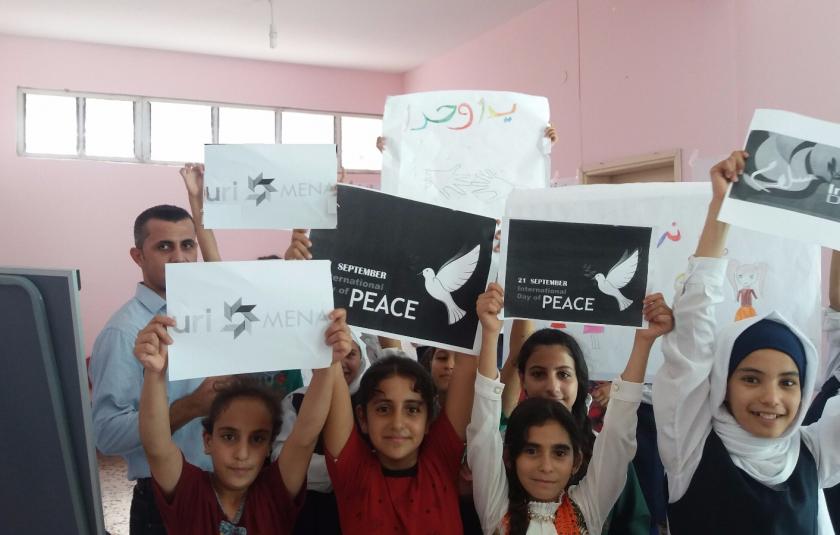 Children in Gaza celebrate Peace Day with the Abrahamic Reunion CC