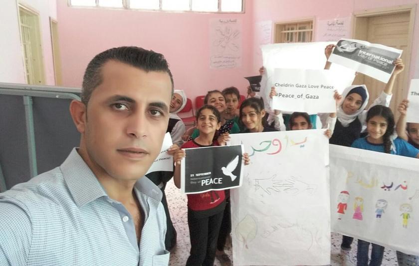 Children in Gaza celebrate Peace Day with the Abrahamic Reunion CC