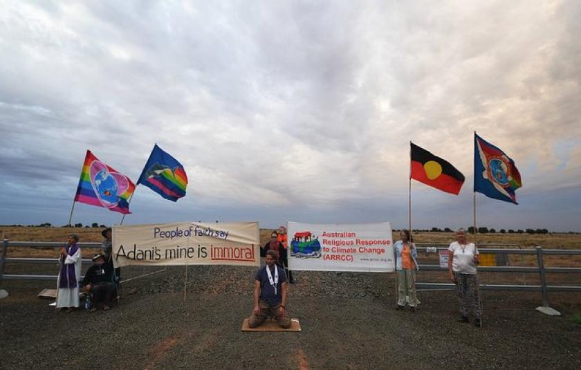 ARRCC Faith Leaders Blockade Adani rail line