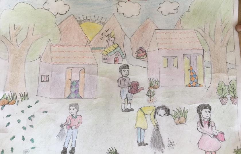 Bhata School Environmental Drawings