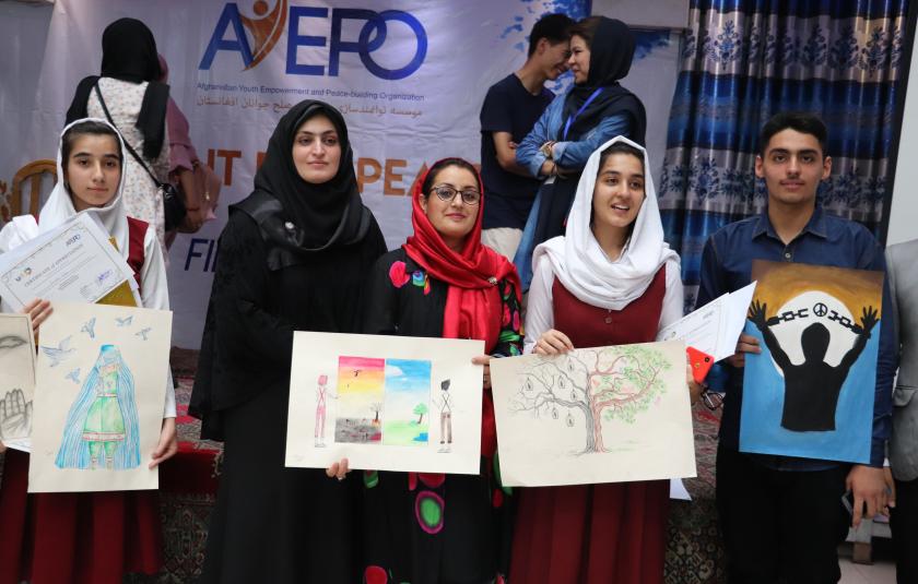 Art Competition Heals Wounds, Promotes Peace Among Afghanistan Students