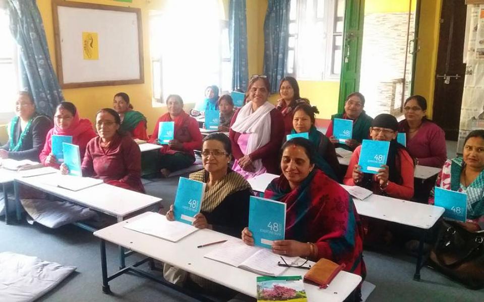 Photo of women in a classroom