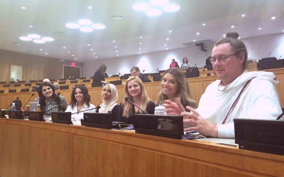 URI young leaders at the UN