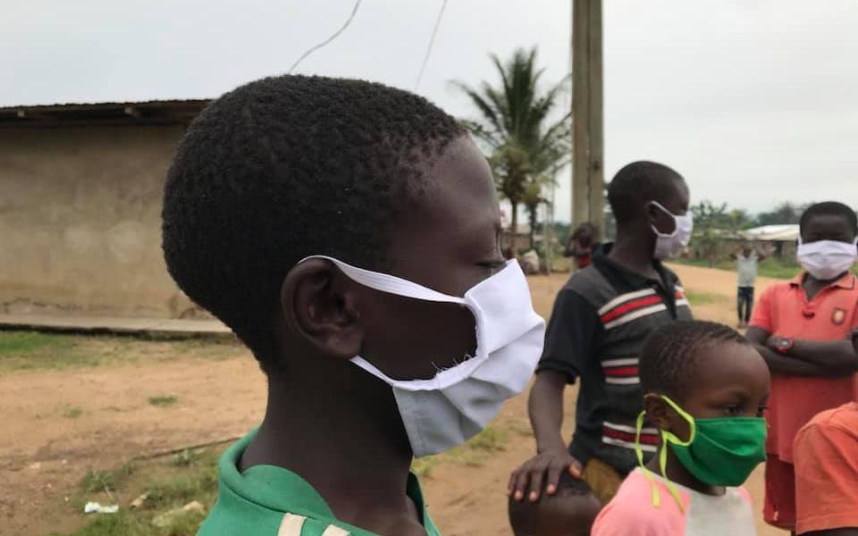 Donating Face Masks to the Needy in Cameroon