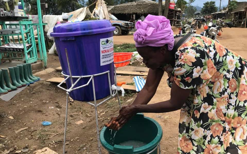 URI Cameroon Member Group Highlights Hand Washing to Fight Virus