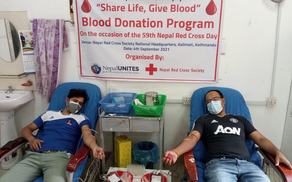 Nepal Unites blood donation