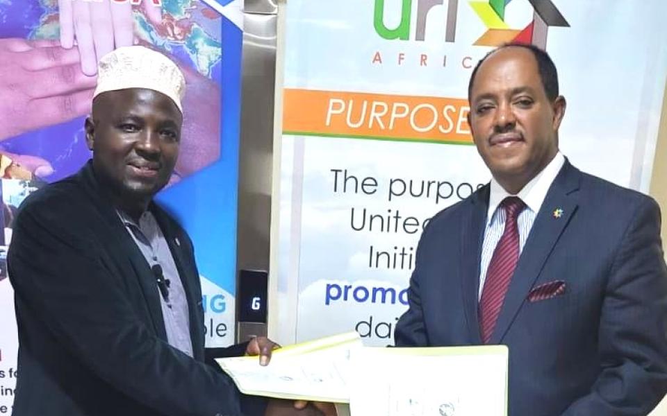 URI-Africa and Peace League Africa sign partnership agreement to work together  in Africa